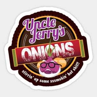Uncle Jerry's Onions Sticker